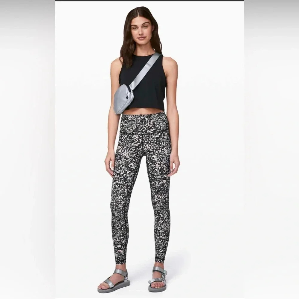 Lululemon Wunder Under High-Rise Tight 28" Full-On Luxtreme Floral Spritz Sz 8